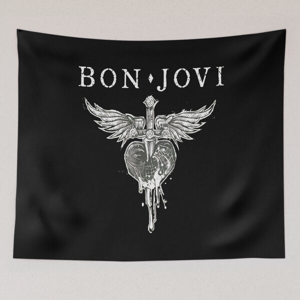 Item preview, Bons Jovis Band  Heart Sword Wings Rock  designed and sold by NoanVasseur.