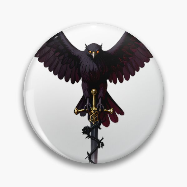 Item preview, Gothic Dark Hawk Dagger and Black Rose designed and sold by IllumeInk.