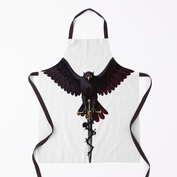 Item preview, Gothic Dark Hawk Dagger and Black Rose designed and sold by IllumeInk.