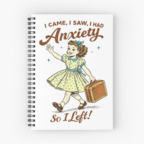 Item preview, Mental Health Funny I Came Saw I Had Anxiety So I Left T-Shirt designed and sold by gidget-gadget.