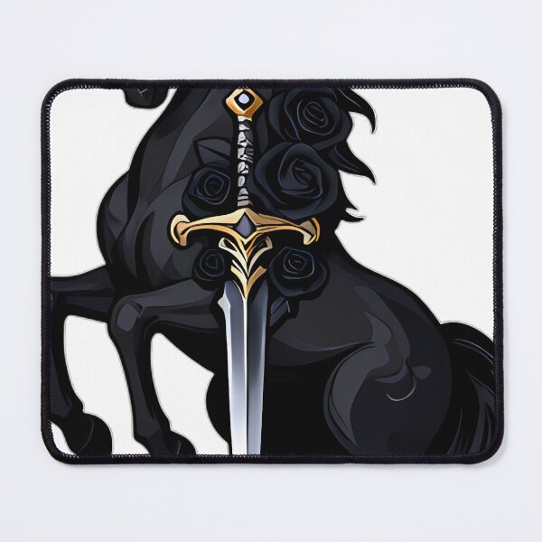 Item preview, Gothic Shadow Stallion Dagger and Black Rose designed and sold by IllumeInk.