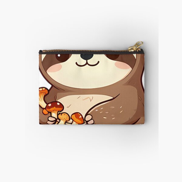 Item preview, Cute Sloth with Forest Mushroom Garland designed and sold by pumsquare.