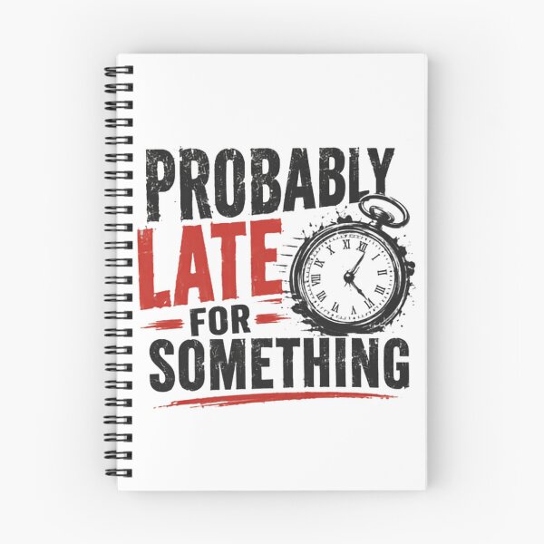 Item preview, Probably Late For Something Funny Always Late Humor Personality Gift designed and sold by HumansStuck12.