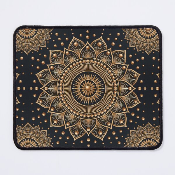 Item preview, Opulent Gold Mandala Art Deco Geometric Pattern designed and sold by arteresting-art.