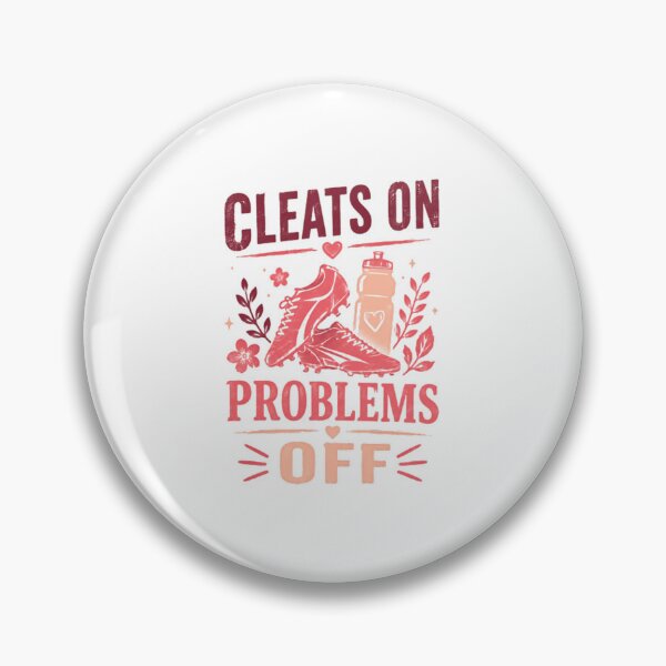 Item preview, Cleats On Problems Off Soccer Football Player Athlete designed and sold by JonesFlora2025.