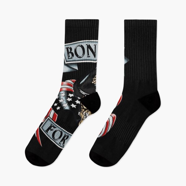 Item preview, BONS JOVIS FOREVERS Skull American Flag Rock Band designed and sold by NoanVasseur.