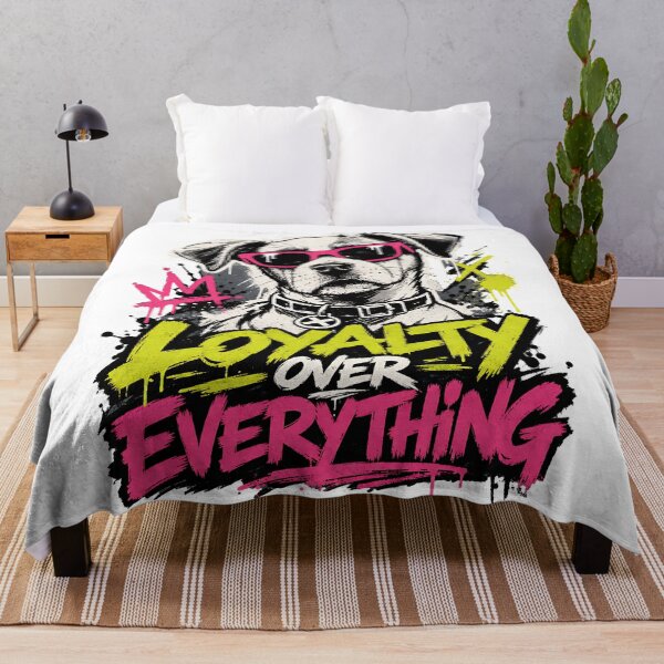 Item preview, Loyalty Over Everything Urban Graffiti Dog designed and sold by CRMediaGroup.