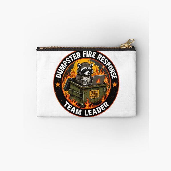 Item preview, Dumpster Fire Response Team Leader Chaos Management Work Humor designed and sold by SkeletonsDanger.