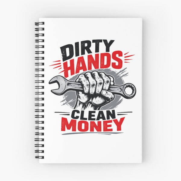 Item preview, Dirty Hands Clean Money Mechanic Tradesman Blue Collar Worker designed and sold by RetroMini2026.