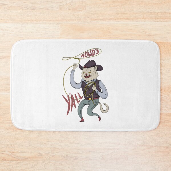 Item preview, Howdy Yall Rodeo Cowboy Cat Western Country Kitten Aesthetic | ⭐⭐⭐⭐⭐ designed and sold by AKIBAJARA.