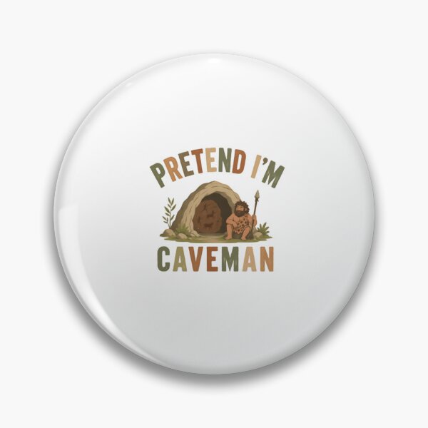 Item preview, Pretend I'm Caveman Prehistoric Halloween Costume Humor designed and sold by RetroMini2026.