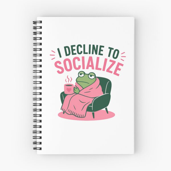 Item preview, I Decline To Socialize Introvert Homebody Funny Sarcastic designed and sold by RetroMini2026.