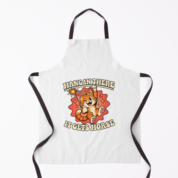 Item preview, Hang In There It Gets Horse Funny Cat Sarcastic Humor Encouragement designed and sold by HumansStuck12.