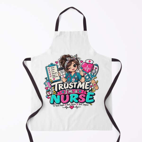 Item preview, Trust Me I'm a Nurse – Funny Nurse Gift Sticker designed and sold by Dr. Heartbeat.