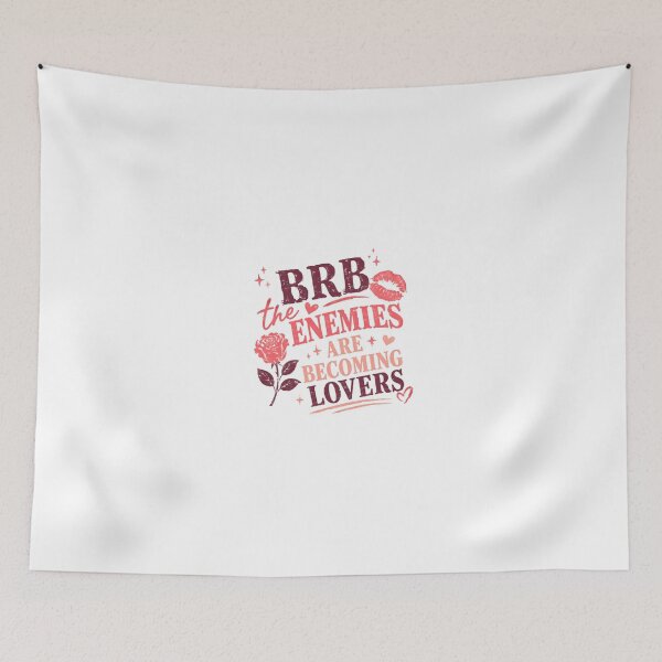 Item preview, Brb The Enemies Are Becoming Lovers Enemies To Lovers Romance Book Lover designed and sold by JonesFlora2025.