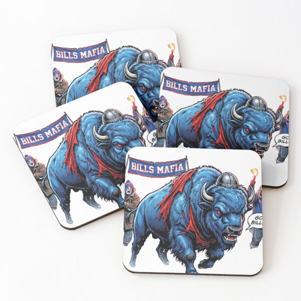 Item preview, Bills Mafia Charging Buffalo Comic Book Vintage Art designed and sold by Pandora´s Box.