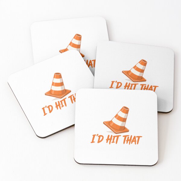Item preview, I'd Hit That Traffic Cone Funny Driver Humor designed and sold by RetroMini2026.