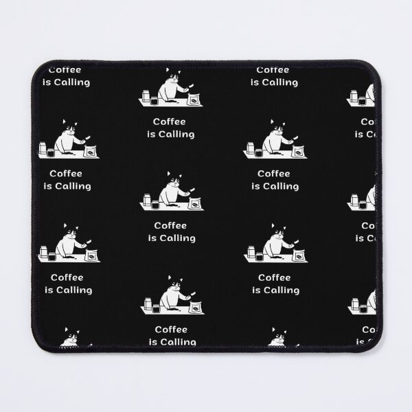 Item preview, Coffee Is Calling | Funny Coffee Cat | Espresso Yourself Cats designed and sold by ContigoART.