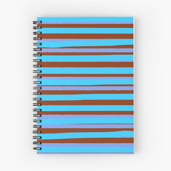 Item preview,  Rustic Blue and Brown Stripes Pattern designed and sold by CreativeCanvas8.