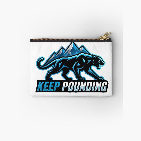Item preview, Keep Pounding Panther Mascot Crest Blue Mountain Ridge designed and sold by Pandora´s Box.