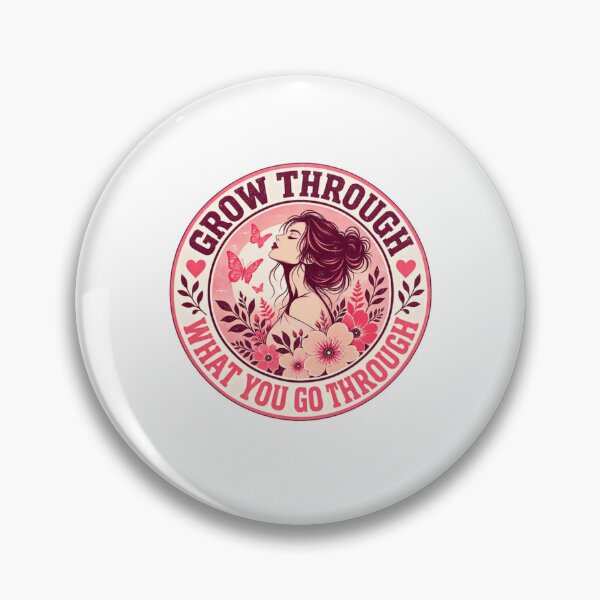 Item preview, Grow Through What You Go Through | Personal Growth Motivation For Women designed and sold by RetroMini2026.