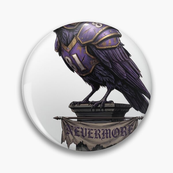 Item preview, Raven Mascot Nevermore Gothic Armor Poe Stadium designed and sold by Pandora´s Box.