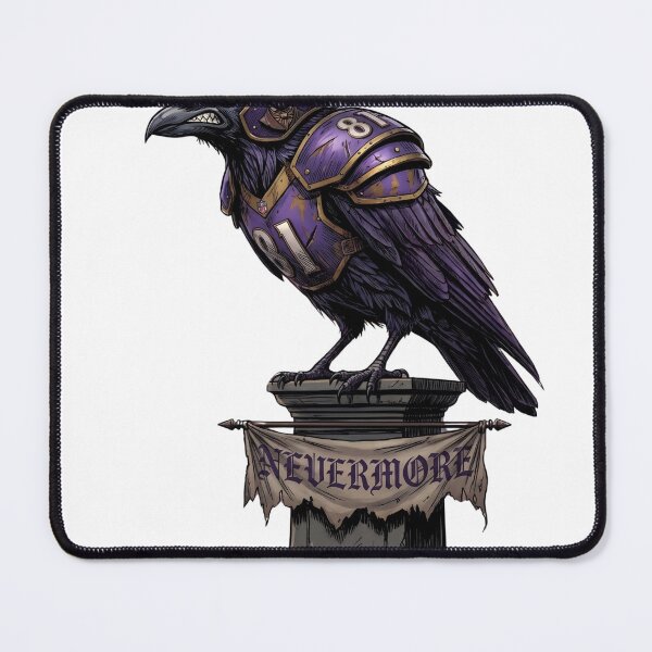 Item preview, Raven Mascot Nevermore Gothic Armor Poe Stadium designed and sold by Pandora´s Box.