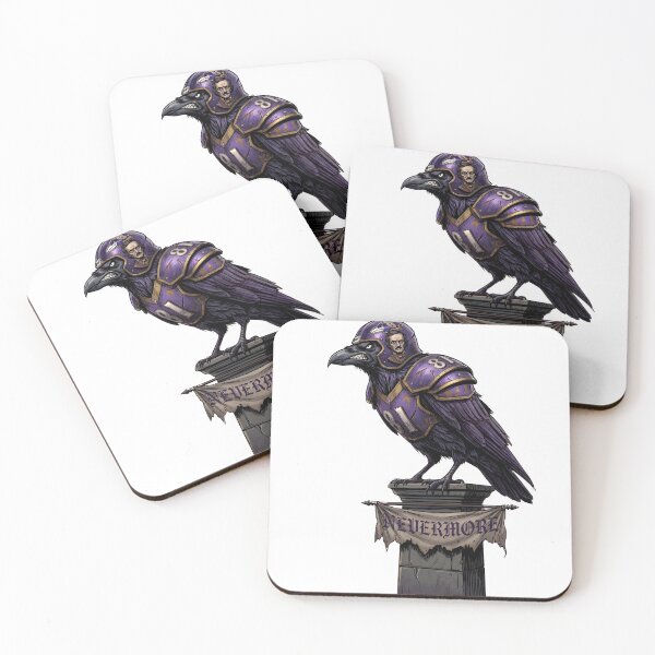 Item preview, Raven Mascot Nevermore Gothic Armor Poe Stadium designed and sold by Pandora´s Box.