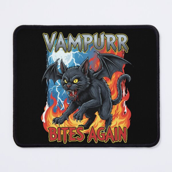 Item preview, Vampurr Bites Again Funny Cat 2 designed and sold by Positive&FunnyThings.