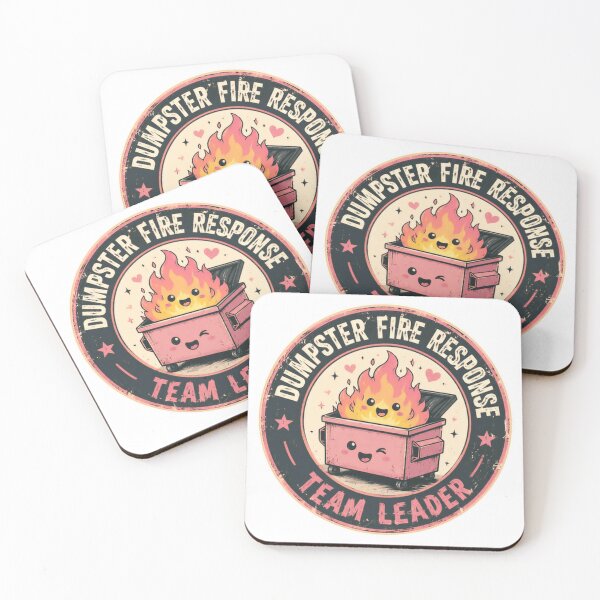 Item preview, Dumpster Fire Response Team Leader Workplace Humor Manager Project Supervisor designed and sold by SkeletonsDanger.