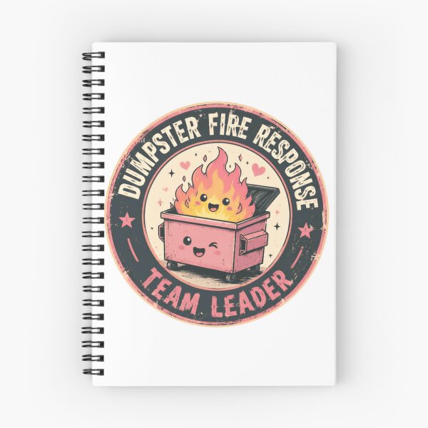 Item preview, Dumpster Fire Response Team Leader Workplace Humor Manager Project Supervisor designed and sold by SkeletonsDanger.