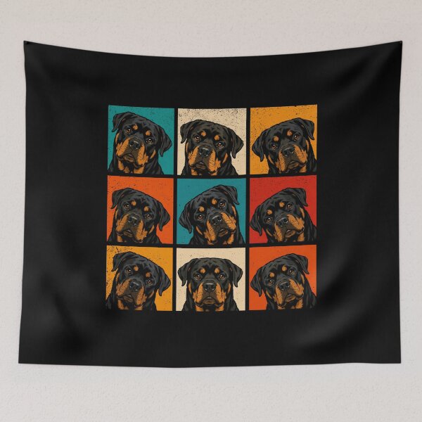 Item preview, POP ART - ROTTWEILER | Pets and Dogs lovers for Men and Women t-shirt designed and sold by panchiTWO.