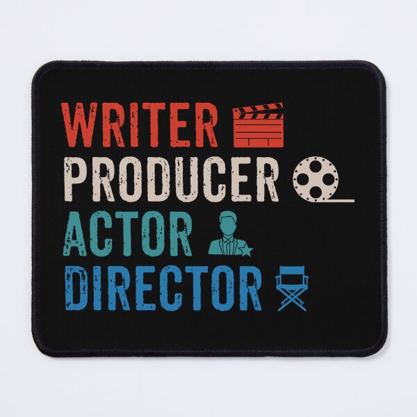 Item preview, Writer Producer Actor Director - Retro Drama Filmmaking Gift designed and sold by marthavelony.