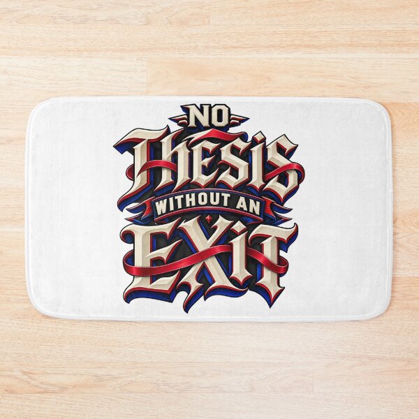 Item preview, No Thesis Without an Exit Blackletter Trading Rule designed and sold by VolatilityEdge.