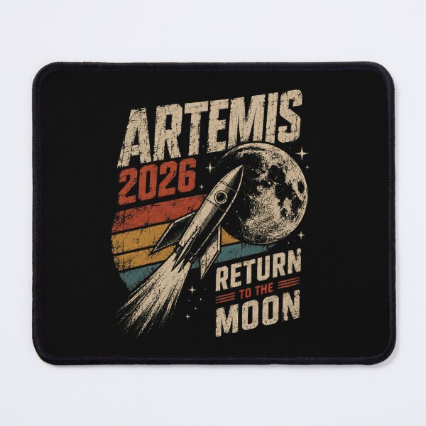 Item preview, Artemis 2026 Return To The Moon Space Exploration Lunar Mission Astronaut designed and sold by RetroMini2026.