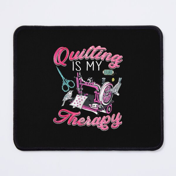 Item preview, Quilting Is My Therapy Sewing Machine Birds Design designed and sold by drapermfraddl.