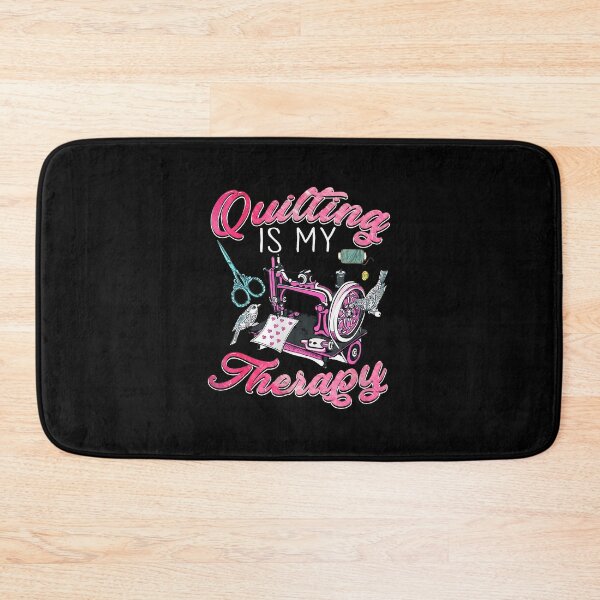 Item preview, Quilting Is My Therapy Sewing Machine Birds Design designed and sold by drapermfraddl.