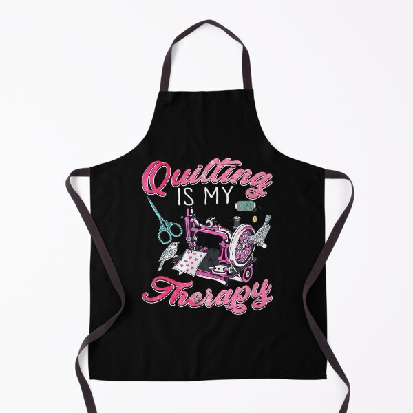 Item preview, Quilting Is My Therapy Sewing Machine Birds Design designed and sold by drapermfraddl.