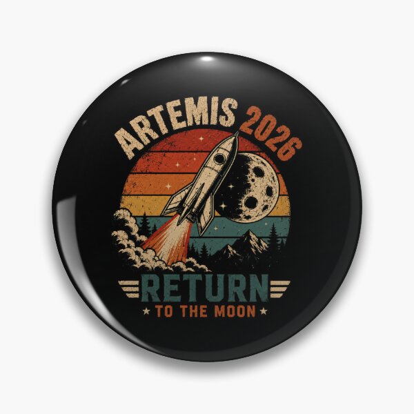 Item preview, Artemis 2026 Return To The Moon Space Exploration NASA Fan designed and sold by RetroMini2026.