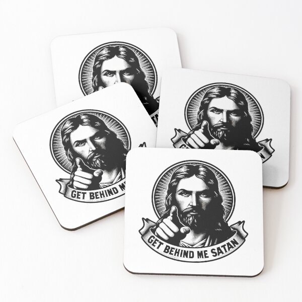 Item preview, Matthew 1623 Get Behind Me Satan designed and sold by denney-colene.