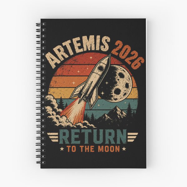 Item preview, Artemis 2026 Return To The Moon Space Exploration NASA Fan designed and sold by RetroMini2026.