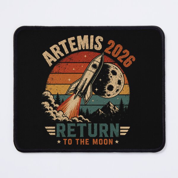 Item preview, Artemis 2026 Return To The Moon Space Exploration NASA Fan designed and sold by RetroMini2026.