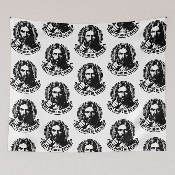 Item preview, Matthew 1623 Get Behind Me Satan designed and sold by denney-colene.