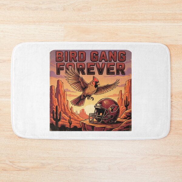Item preview, Bird Gang Forever Cardinal Soaring Desert Sunset Retro designed and sold by Pandora´s Box.