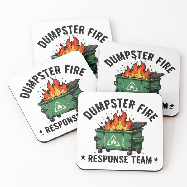 Item preview, Dumpster Fire Response Team Crisis Management Workplace Humor designed and sold by SkeletonsDanger.