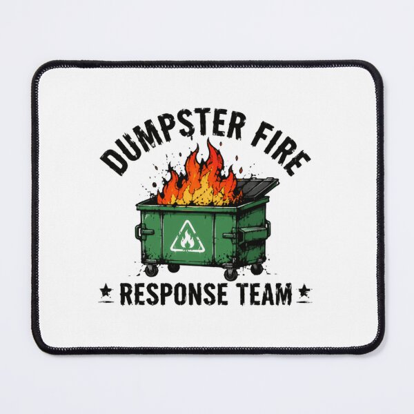Item preview, Dumpster Fire Response Team Crisis Management Workplace Humor designed and sold by SkeletonsDanger.