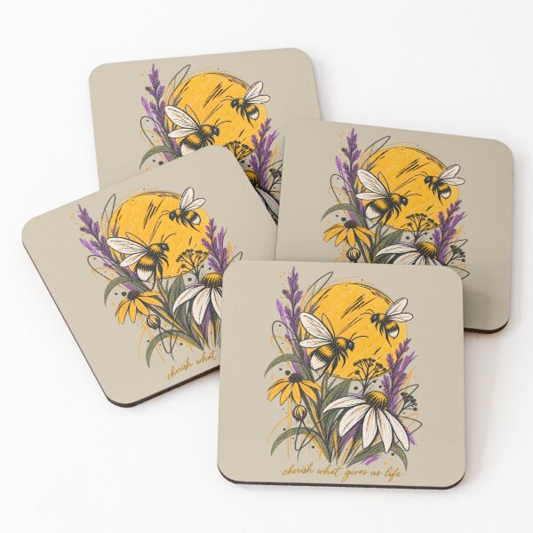 Item preview, Cherish What Gives Us Life Bee Nature Graphic designed and sold by IRYNASHOP.