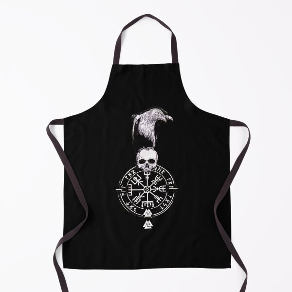 Item preview, Raven Skull Norse Compass Rune Symbol Art designed and sold by kanipelfrebersg.