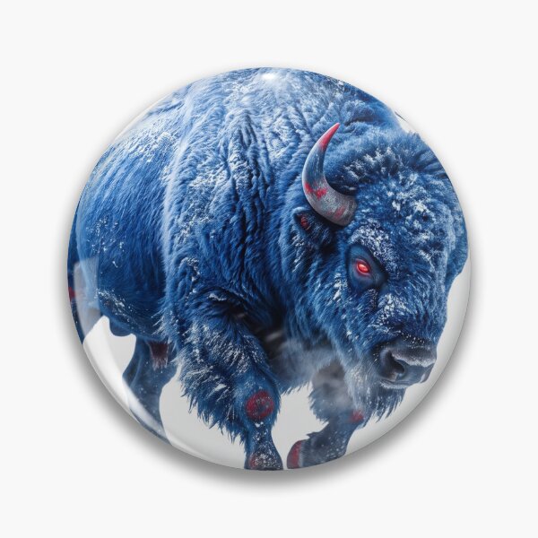 Item preview, Bills Mafia Charging Buffalo Blizzard Snowstorm Beast designed and sold by Pandora´s Box.