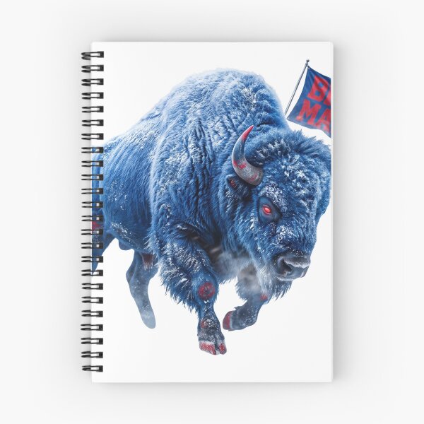 Item preview, Bills Mafia Charging Buffalo Blizzard Snowstorm Beast designed and sold by Pandora´s Box.